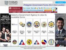 Tablet Screenshot of formsphilippines.com